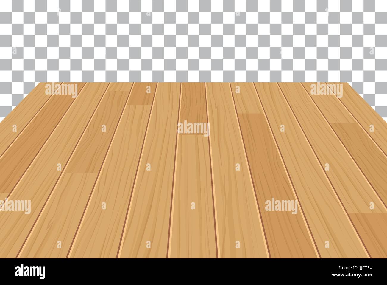Vektor Holz Tischplatte auf isolierte Hintergrund Stock Vektor
