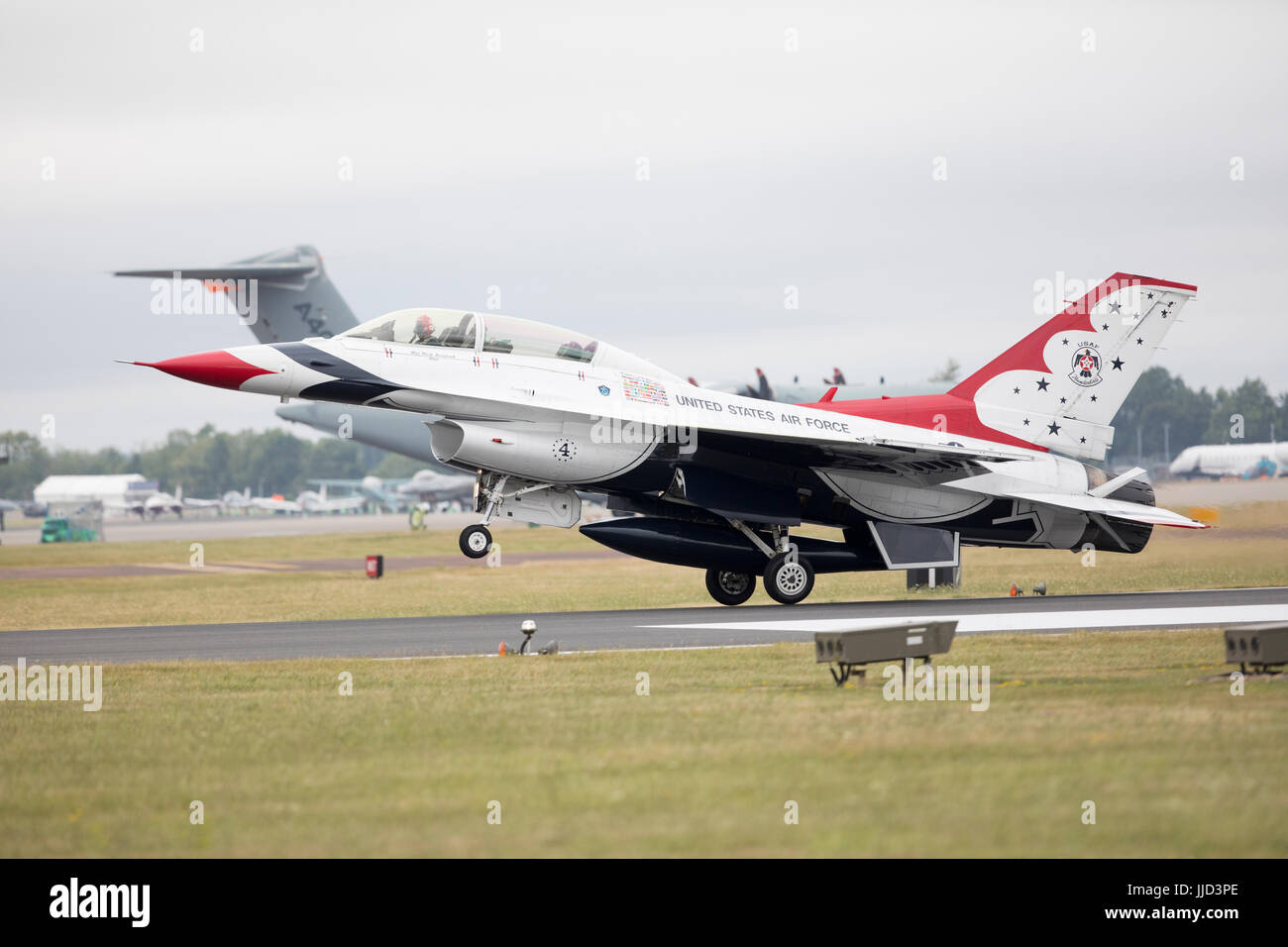 Flugschau in RAF Fairford, Gloucestershire, UK-Hosting-2017 Royal International Air Tattoo anlässlich der USAF 70. Jahrestag Stockfoto