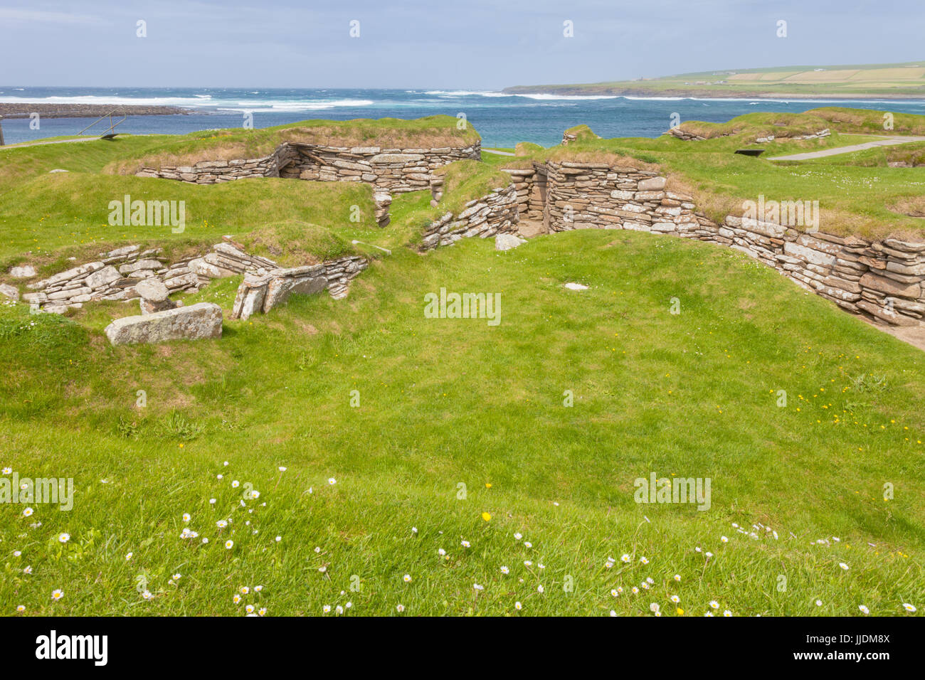 Skara Brae, neolithische Dorf Orkney Scotland UK Stockfoto