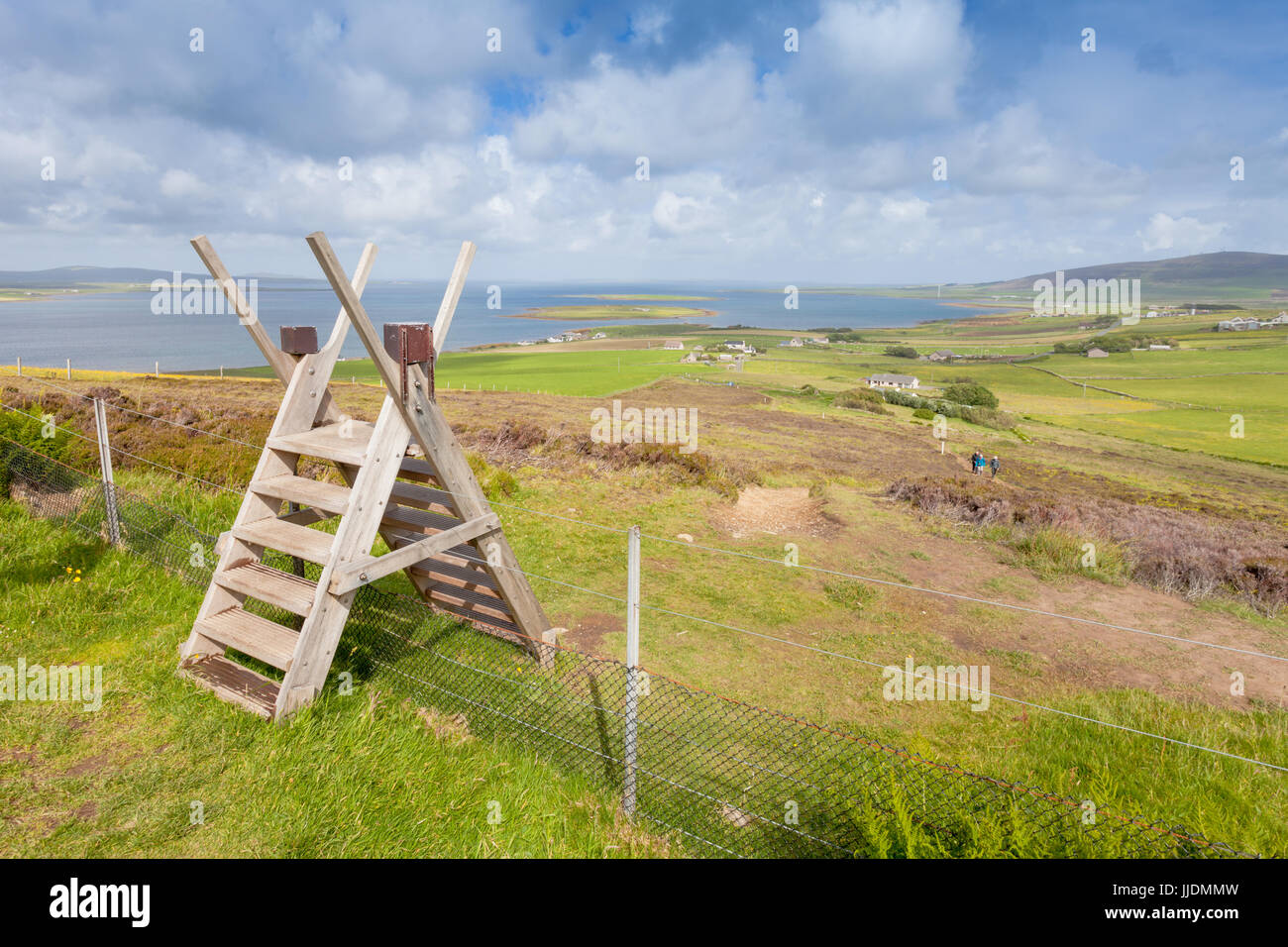 Nördlich von Cuween Hill, Orkney, Schottland Großbritannien anzeigen Stockfoto