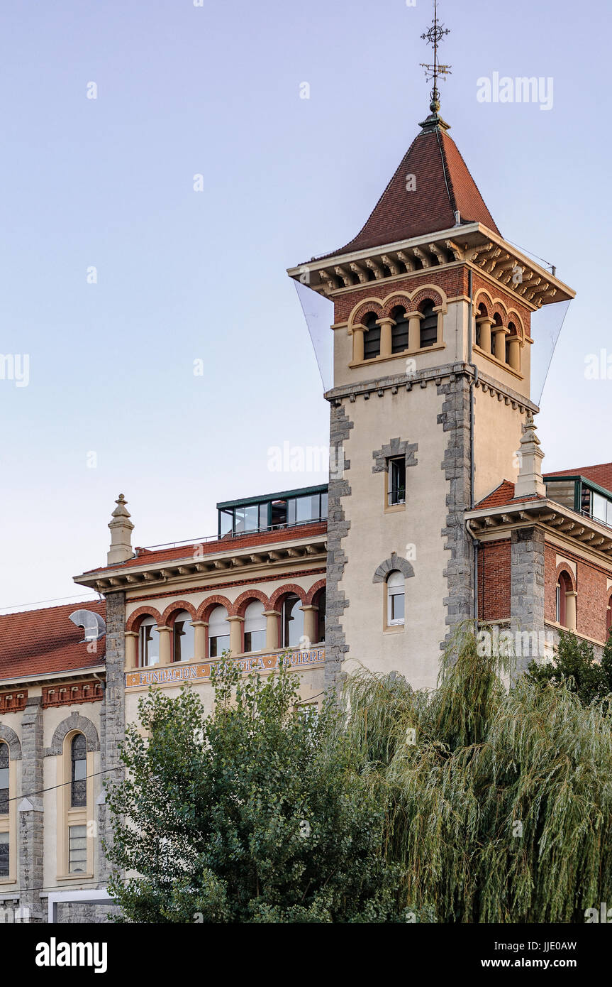 Stiftung gemeinnützige Aguirre, baute das Haus und die Klinik von San Juan de Dios in Santurce, bleibt die unter diesem Krankenhaus Ordnung, Bilbao, Vizcaya, Sp Stockfoto