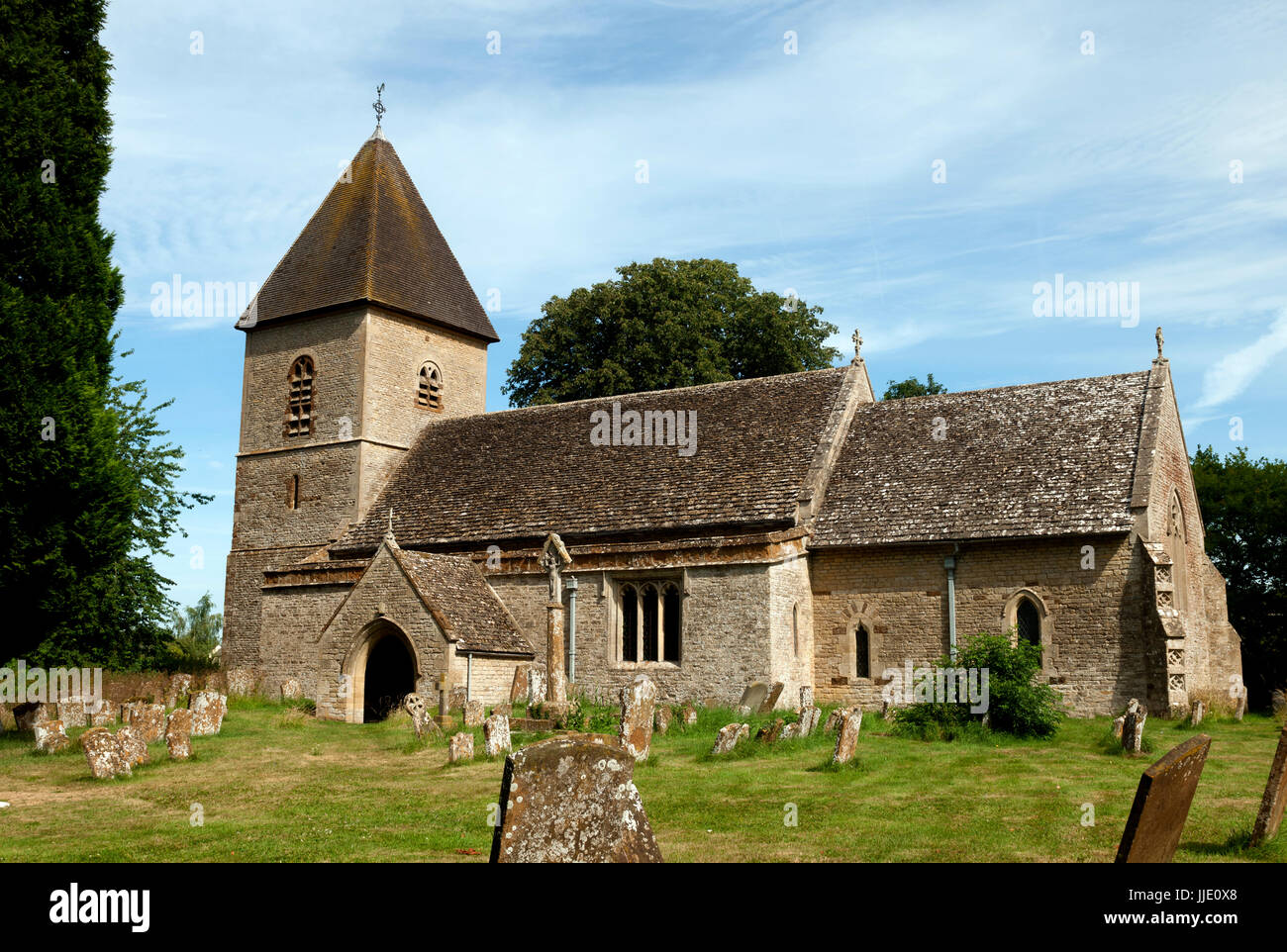 St. Olave Church, Fritwell, Oxfordshire, Vereinigtes Königreich Stockfoto