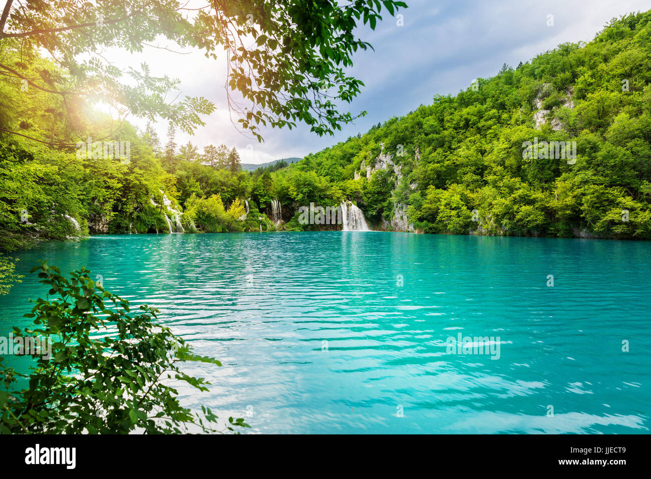 Nationalpark Plitvicer Seen. Kroatien Stockfoto