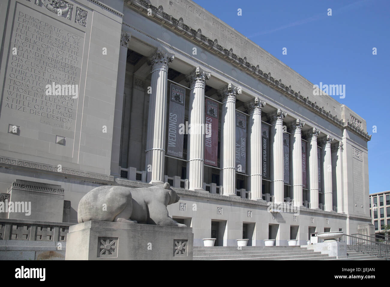 Peabody Opernhaus in St. Louis missouri Stockfoto