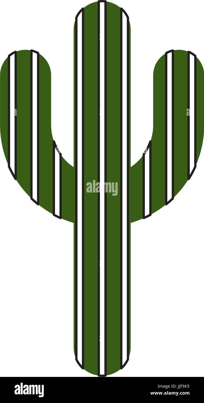Kaktus Pflanze isoliert Symbol Vektor-Illustration-design Stock Vektor