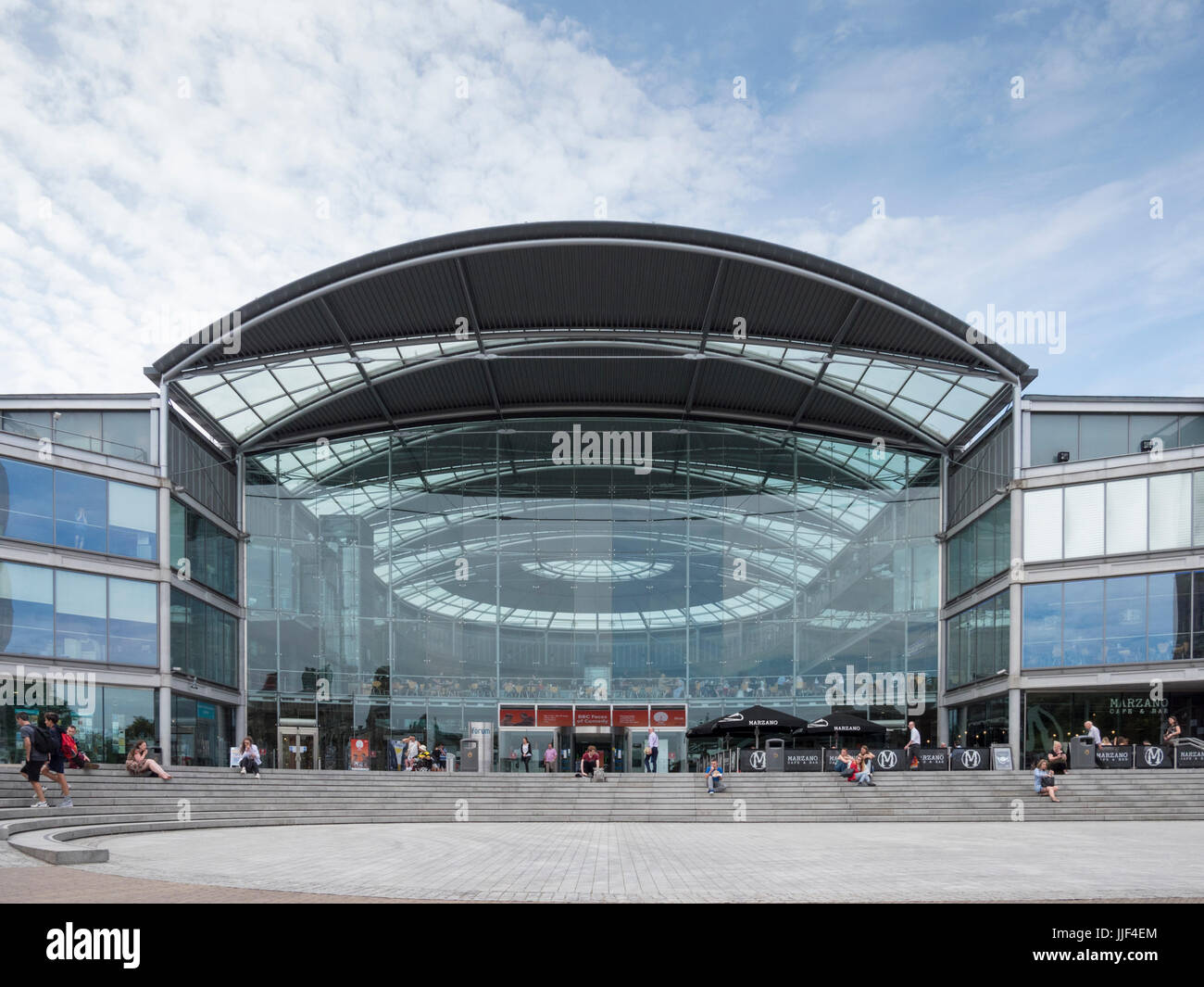 Die BBC Bauglas, eine moderne Gebäude in Norwich Norfolk UK Stockfoto