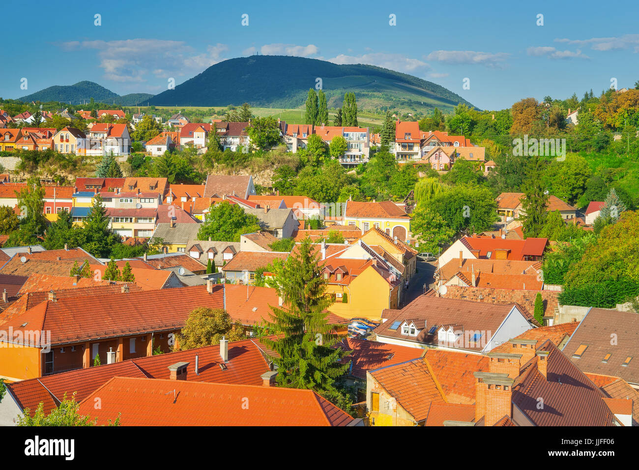 Die wunderschöne Weinregion Eger in Ungarn Stockfoto