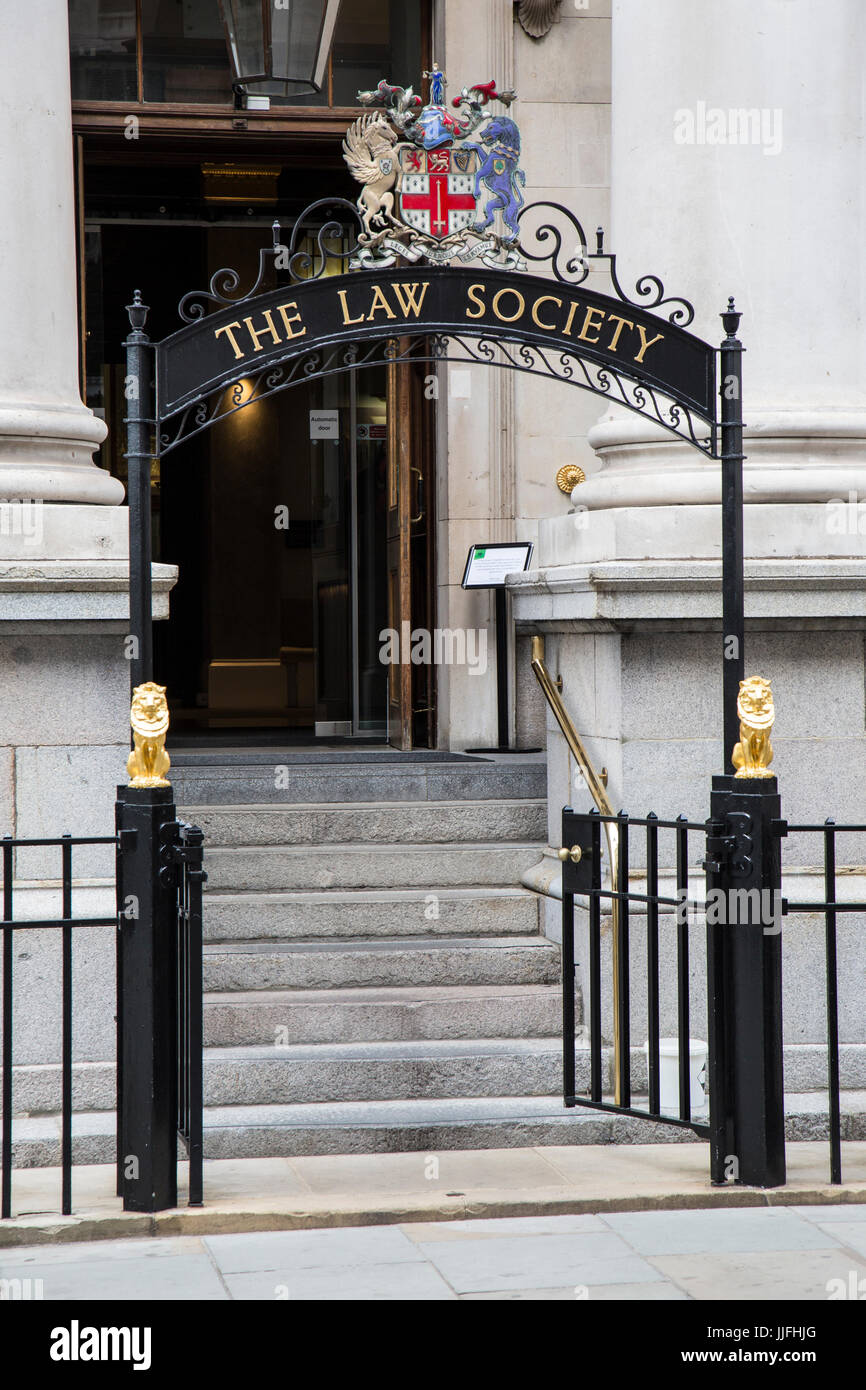 Zentrale der Law Society in 113 Chancery Lane in London. Stockfoto