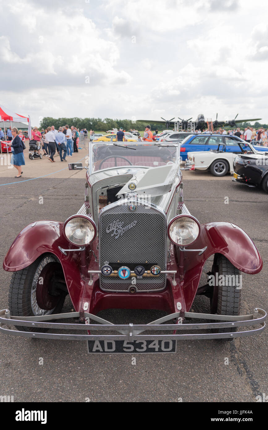 Oldtimer Alfa Romeo Stockfoto