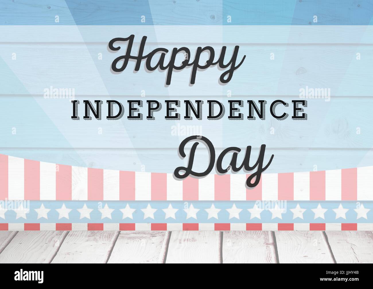 Plakat von Independence day Stockfoto