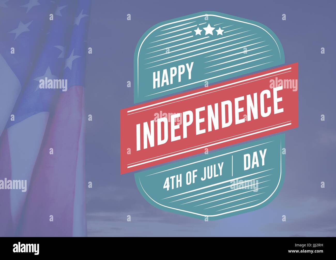 Independence Day-design Stockfoto