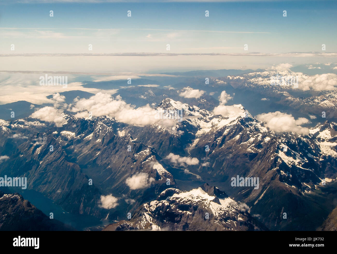 Die südlichen Alpen, Neuseeland Stockfoto