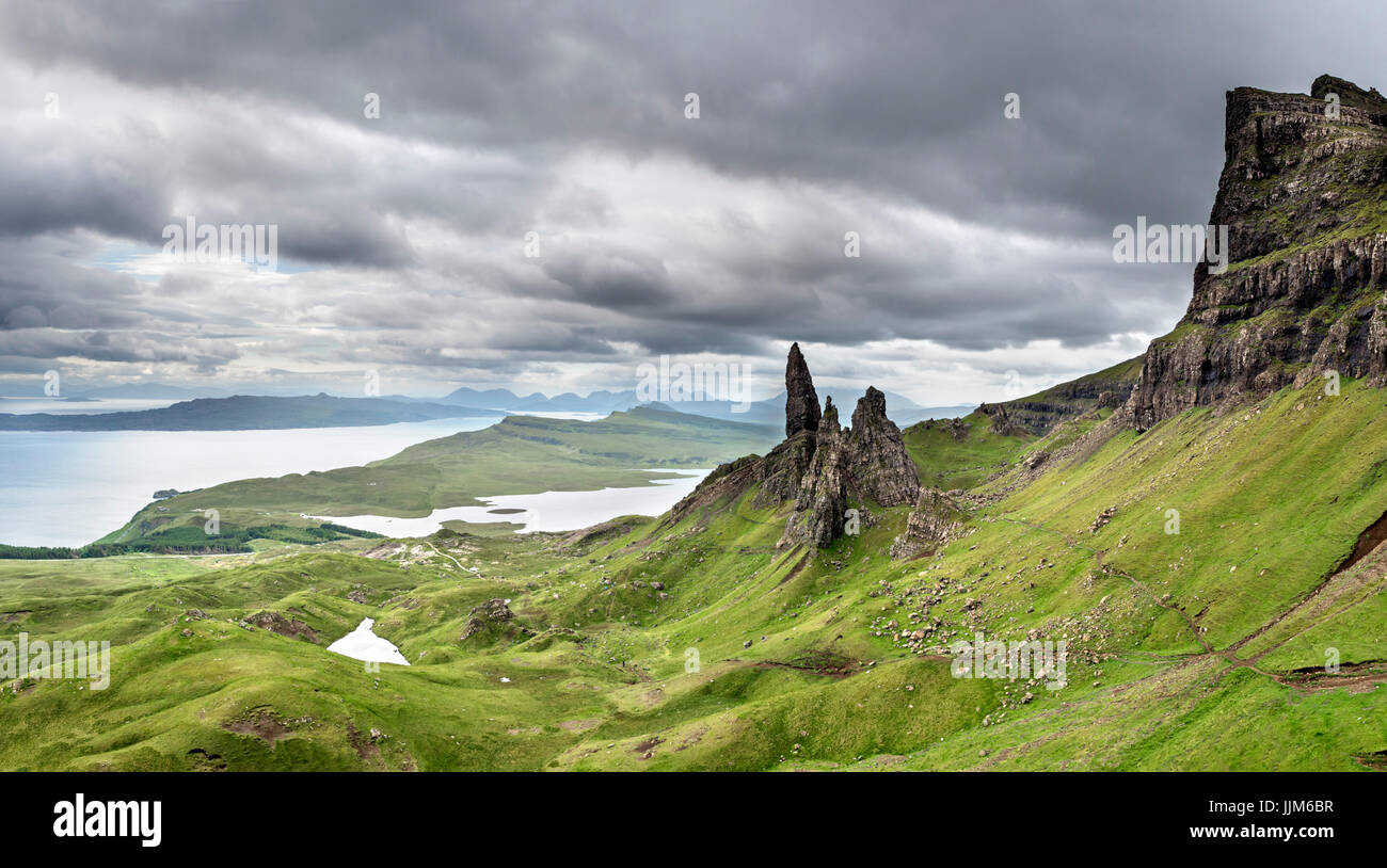 Der Old Man of Storr, Isle Of Skye Highland, Schottland, UK Stockfoto