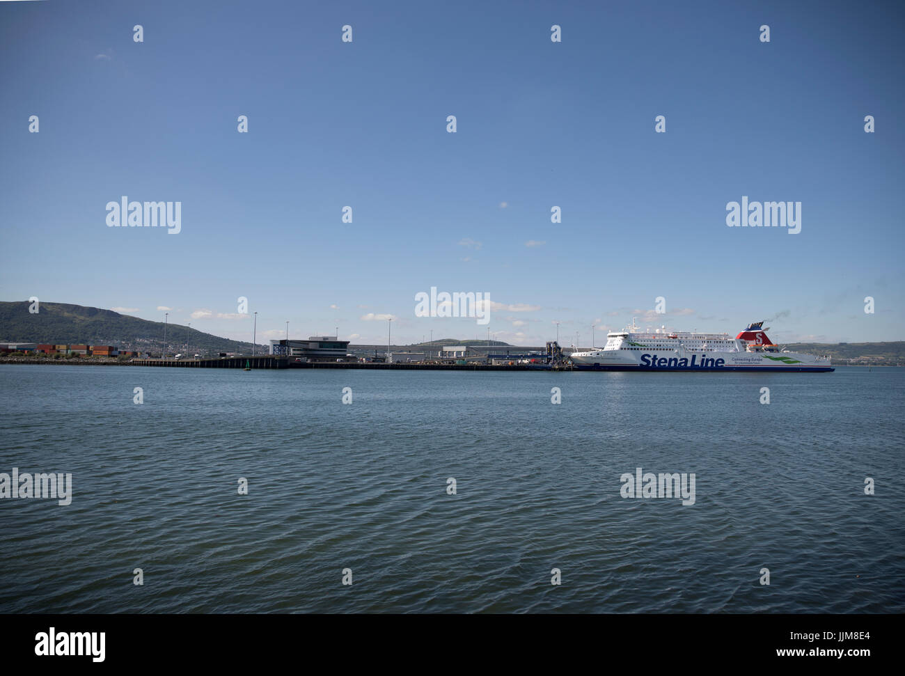 Stena Line Fähren Abholer in Belfast, Stenaline Superfast VII Stockfoto