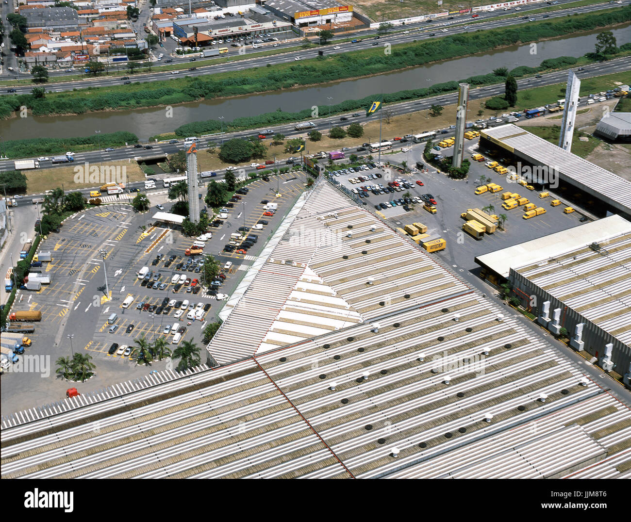 Rio Tiete, Nordzone, Sao Paulo, Brasilien Stockfoto