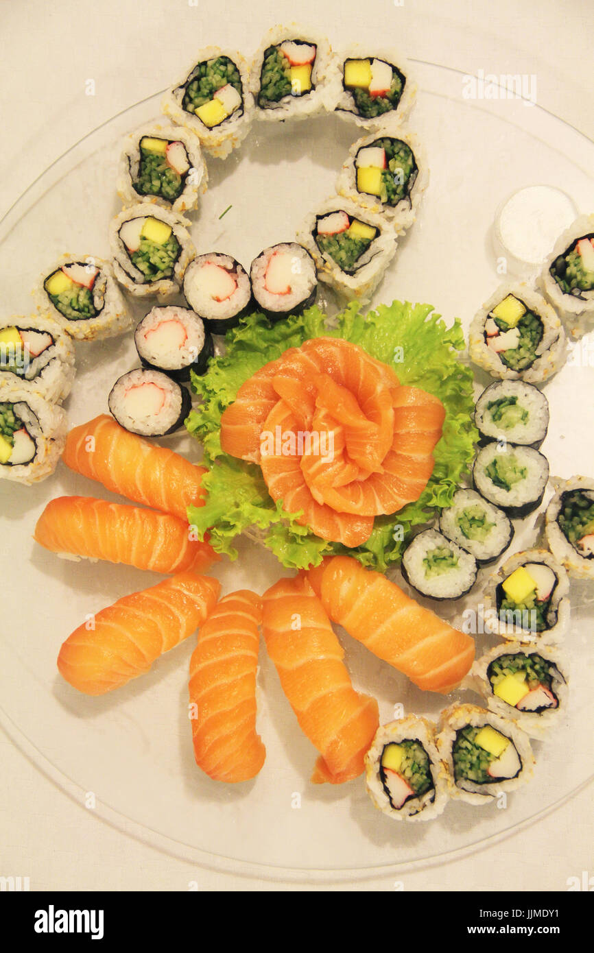 Japanisches Essen, Sao Paulo, Brasilien Stockfoto