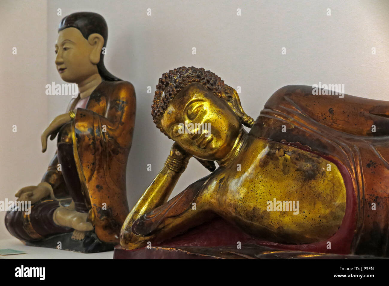 Eingabe von Nirvana, Bach Hinh Provinz Buddha Stockfoto