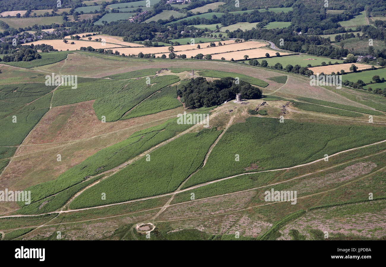 Luftaufnahme von Jagden Hill, Bradgate Park, Leicester, UK Stockfoto