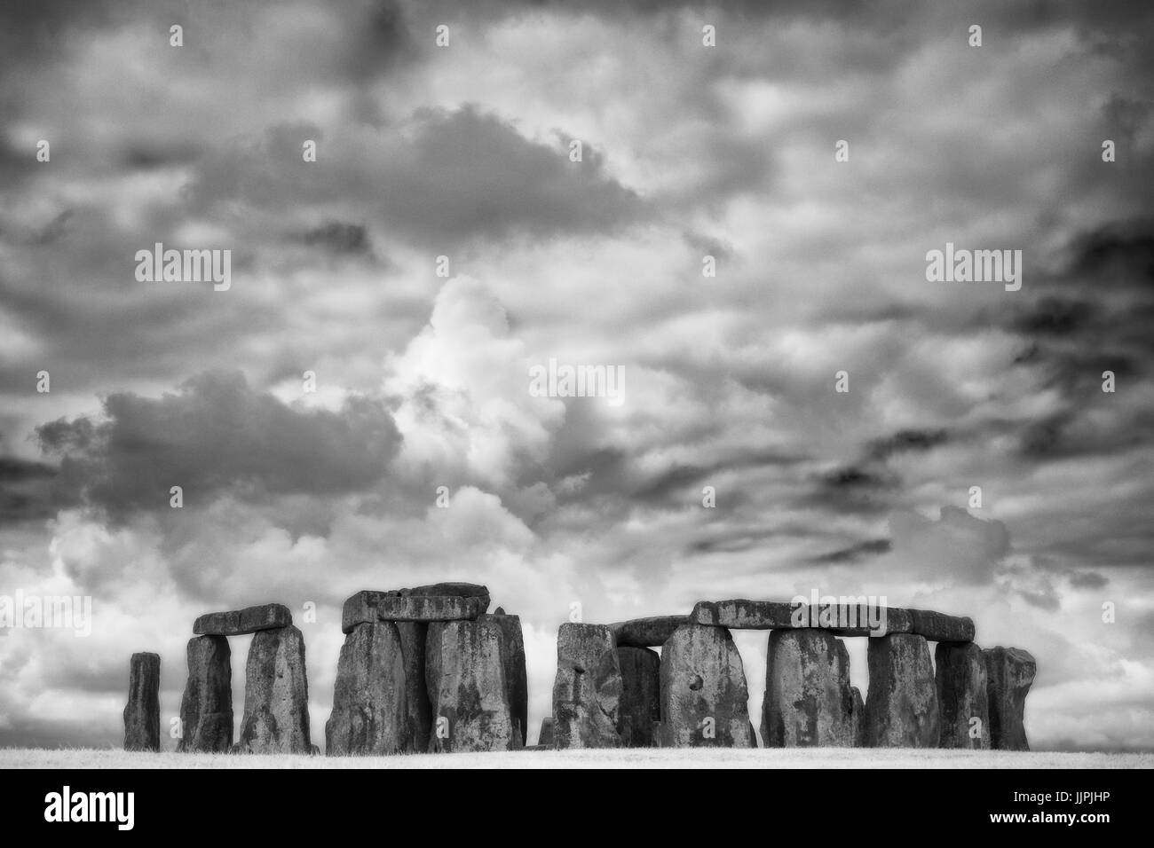 Stonehenge in Wiltshire. Stockfoto