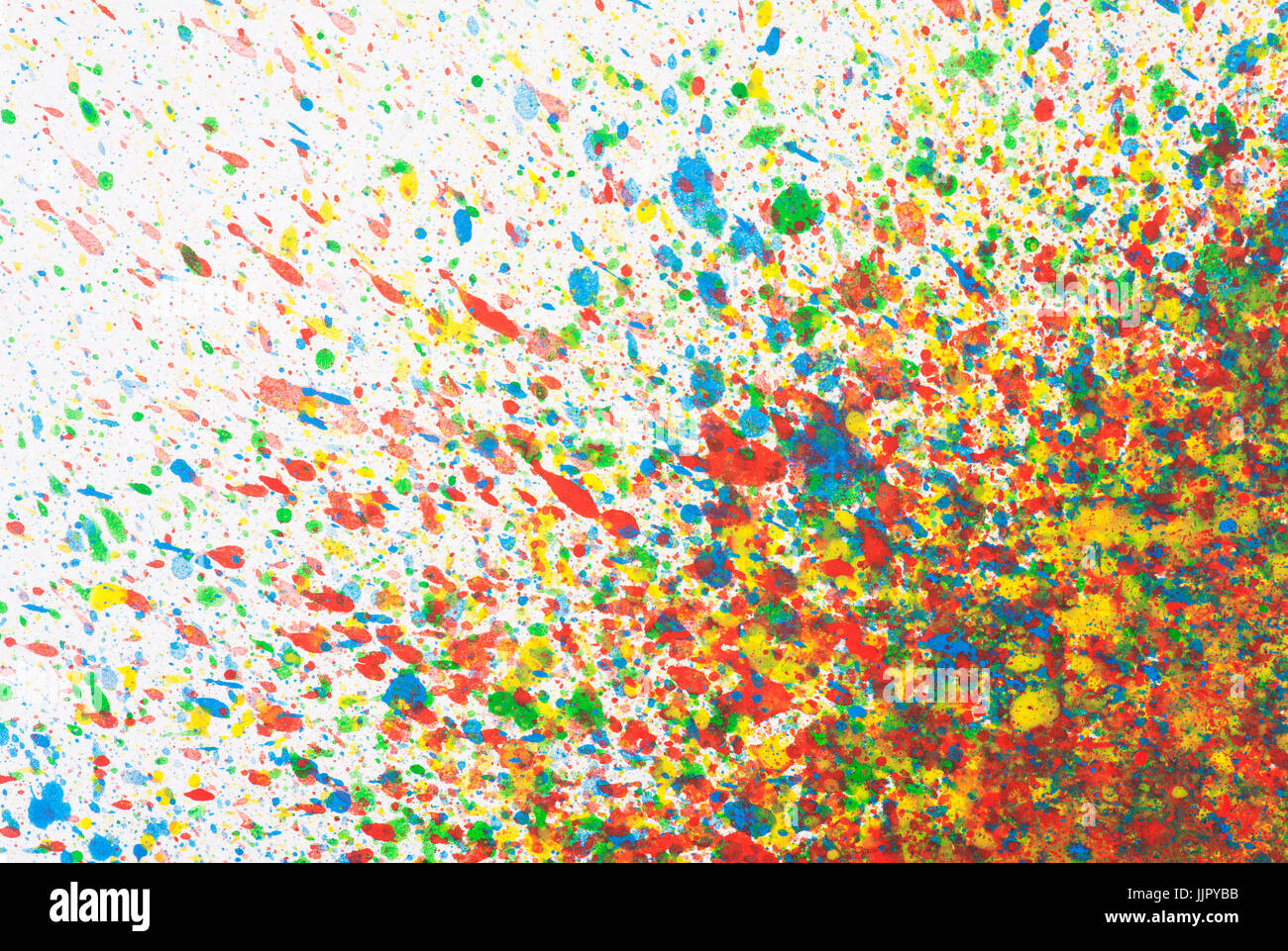 Bunte abstrakte Hintergrund mit Aquarell Spritzer Stockfoto