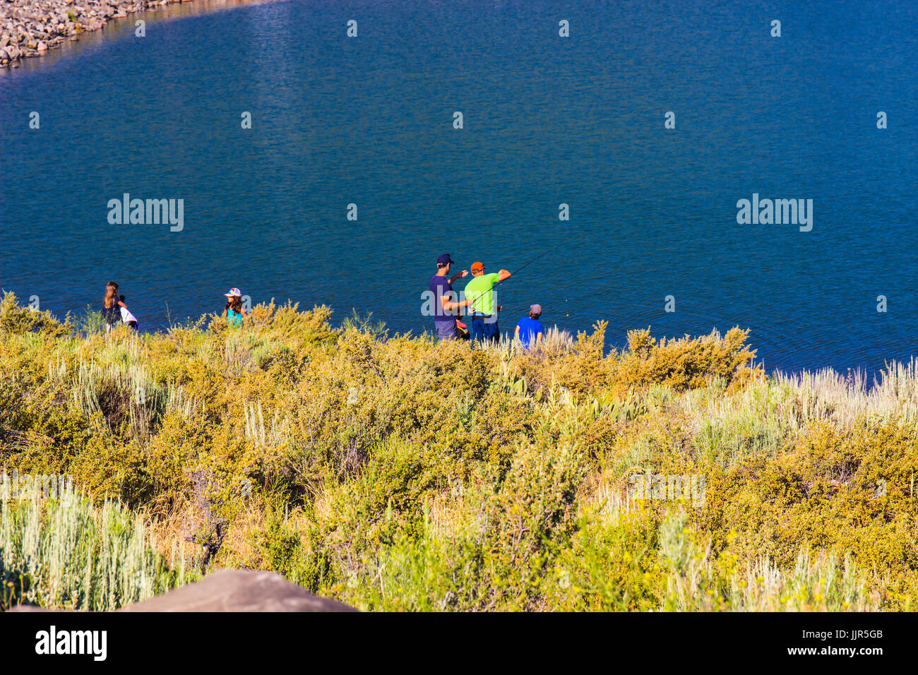 Vintage Bergbau Erz Eimer/Container Stockfoto
