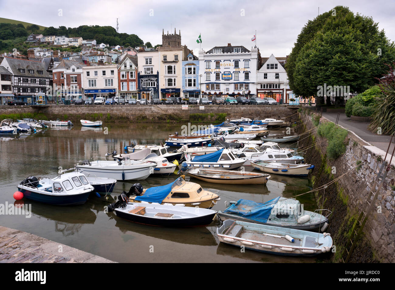 Alten Hafen, The Quay, Dartmouth, Devon, UK Stockfoto