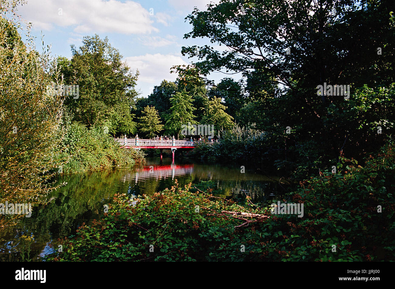 Victoria Park im Sommer, East London UK Stockfoto