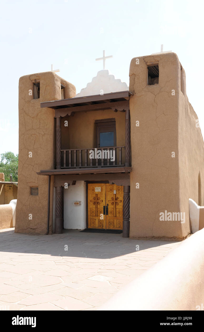 Das Taos Pueblo in Taos, New Mexico, USA Stockfoto