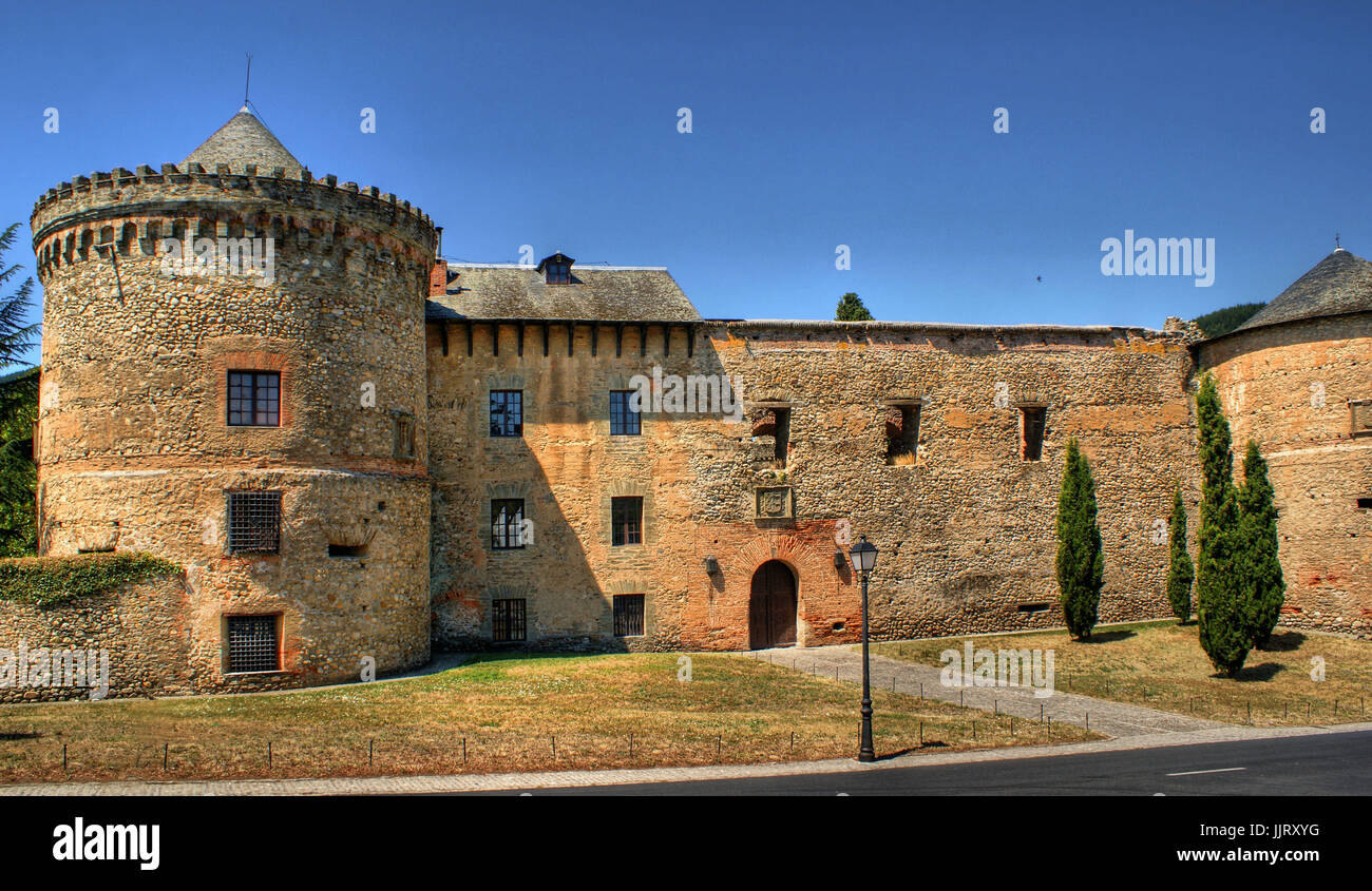 Palast des Markgrafen von Villafranca, Villafranca del Bierzo, Kastilien-León, Spanien Stockfoto