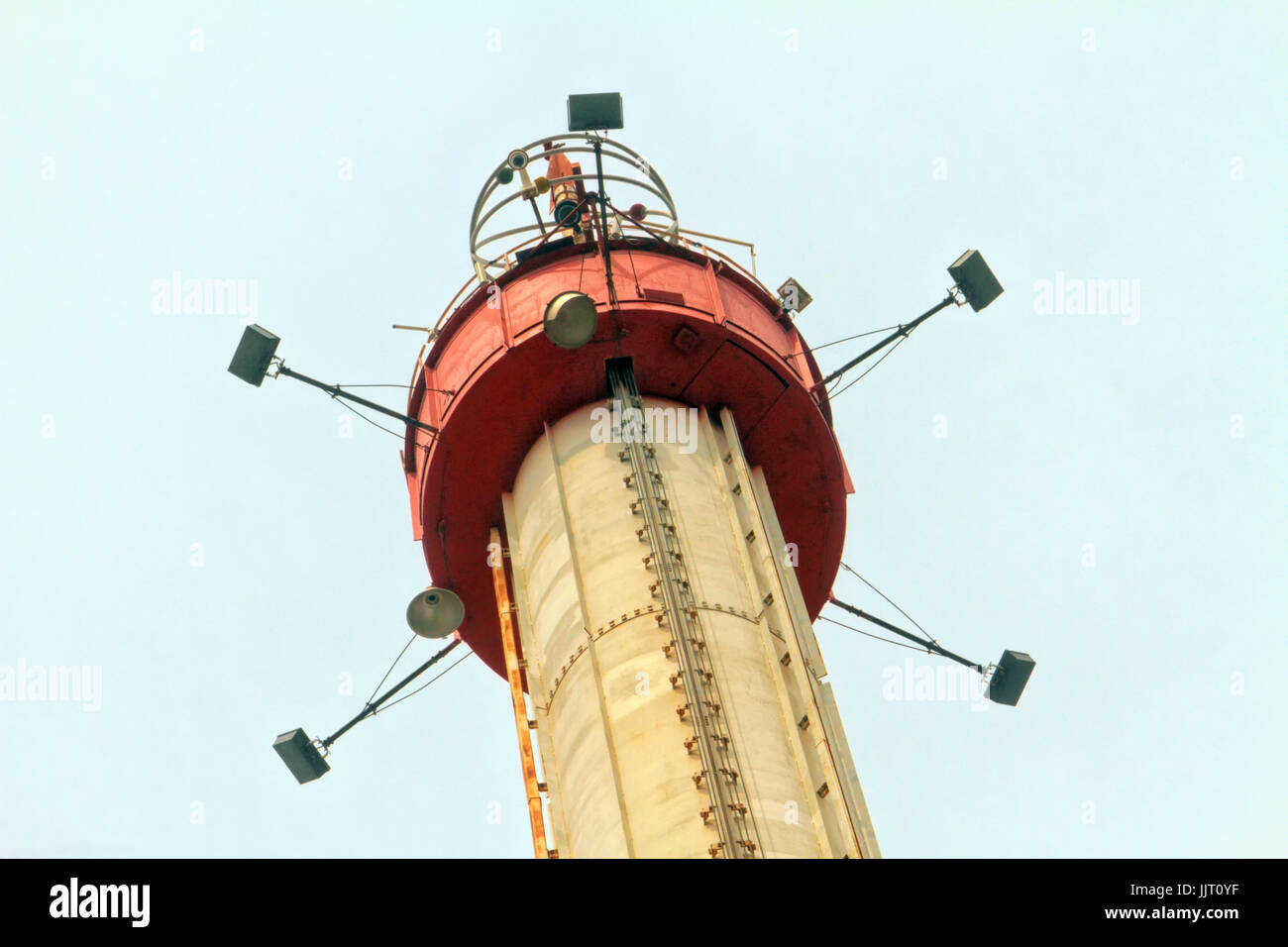 Der Spitze des Turmes Platz an der Oklahoma State Fair Park zeichnet sich gegen einen klaren Himmel. Stockfoto