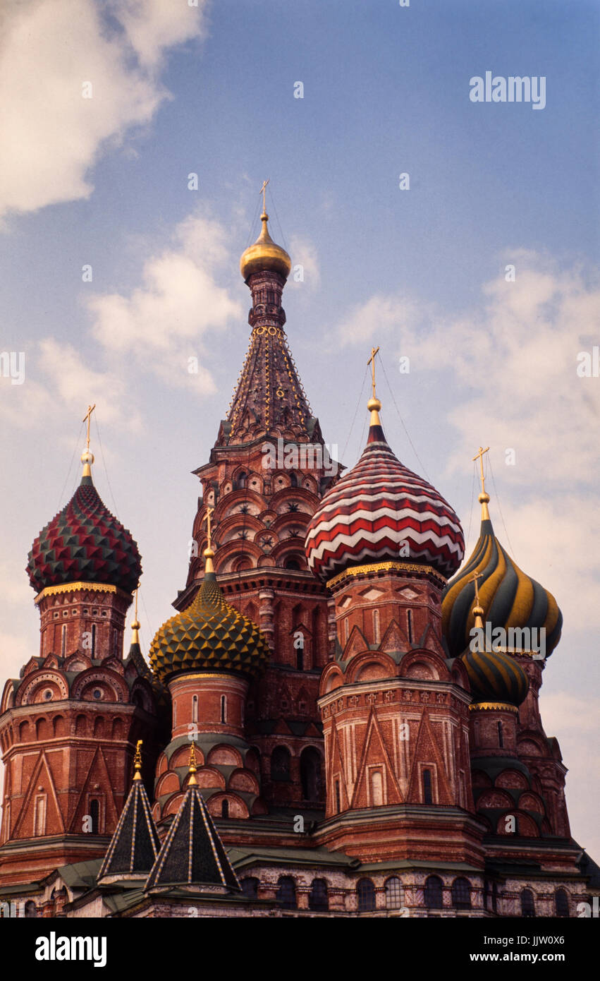 Die Basilius-kathedrale in Moskau, der russischen Roten Platz Stockfoto