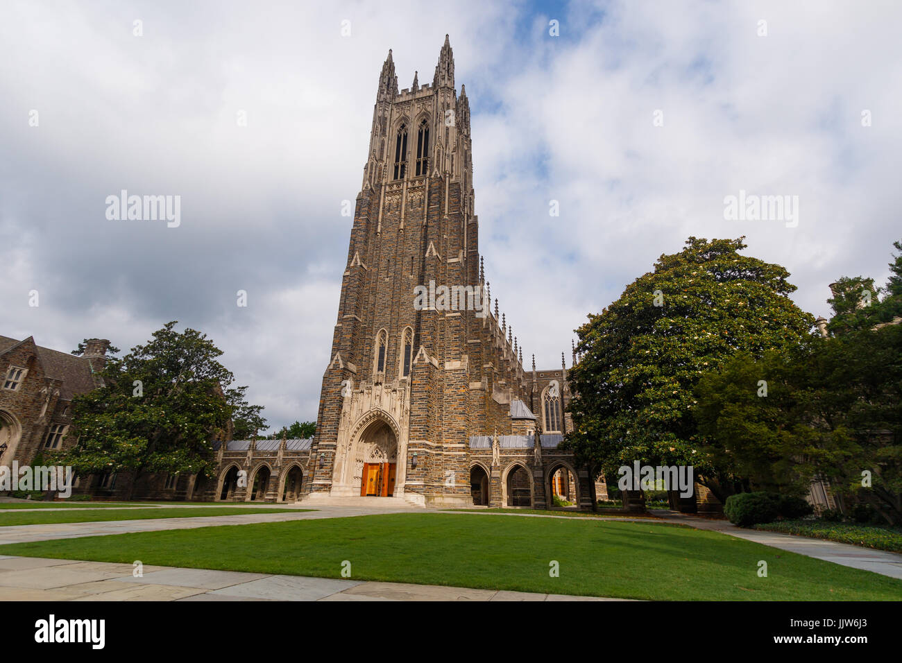 Duke-Kapelle am 18. Juni 2107 an der Duke University in Durham, North Carolina. Stockfoto