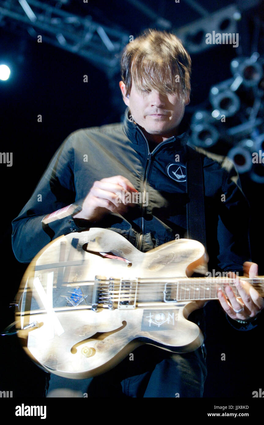 Tom DeLonge Engel Airwaves führt Verwirren Festival - Tag 1 März 27,2010 Anaheim. Stockfoto