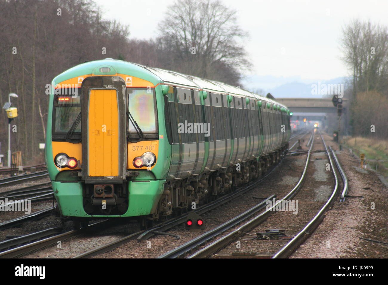 Züge in Sussex Stockfoto
