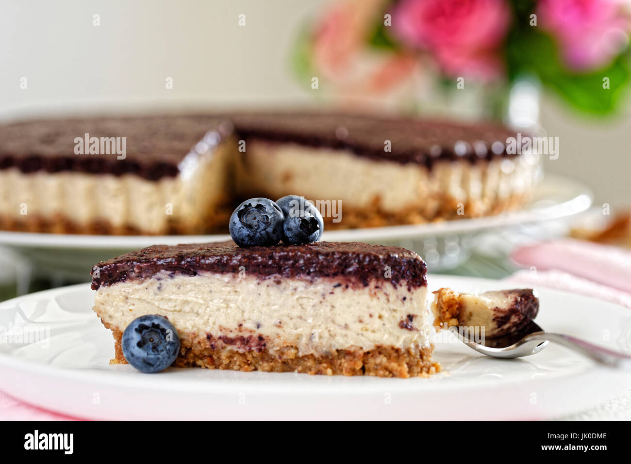 Heidelbeer KäSekuchen Vegan - Rezepte Suchen