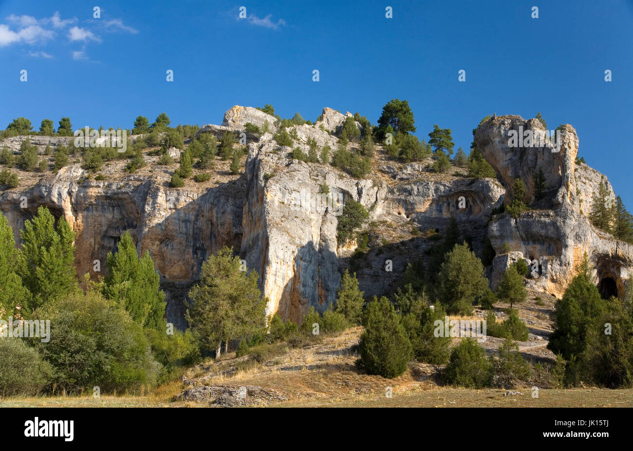 Cañon del Rio Lobos Naturpark.  Provinz Soria, Castilla y Leon, Spanien, Europa. Stockfoto
