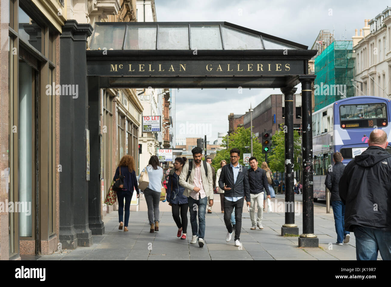 McLellan Galerien, Sauchiehall Street, Glasgow, Schottland, UK Stockfoto