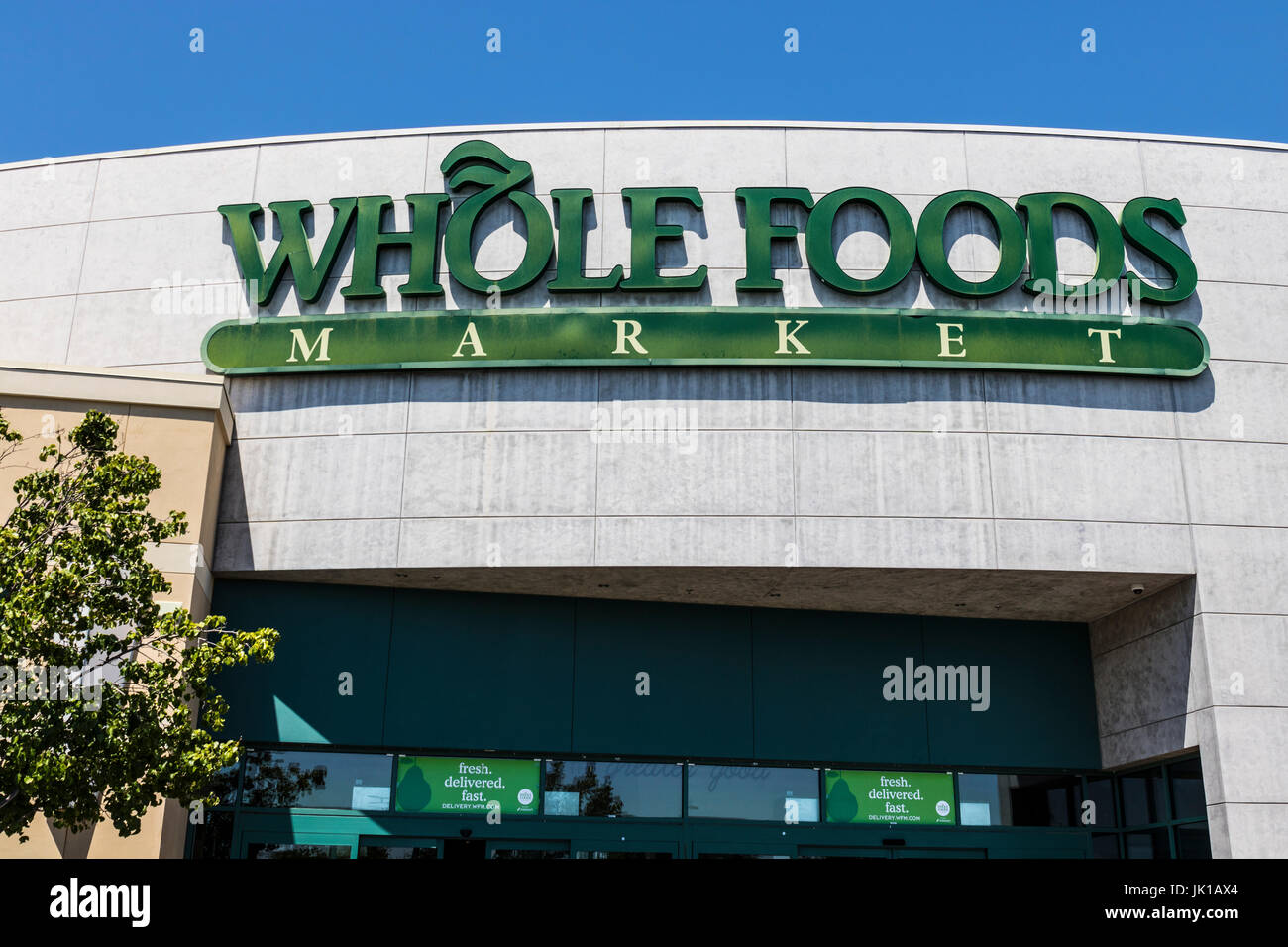 Las Vegas - ca. Juli 2017: Whole Foods Market. Amazon kündigte eine Vereinbarung zum Kauf von Whole Foods für $ 13,7 Milliarden V Stockfoto