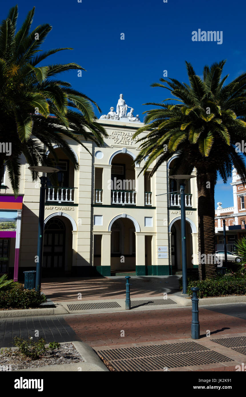 Australische gegenseitige Provident Society Gebäude, Warwick, Queensland, Australien Stockfoto