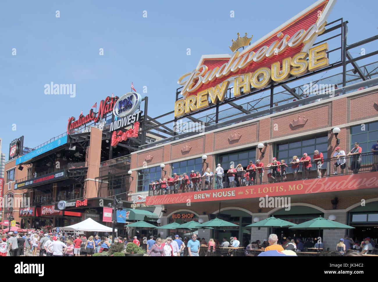 Busch-Stadion von den St. Louis Cardinals St. Louis missouri Stockfoto