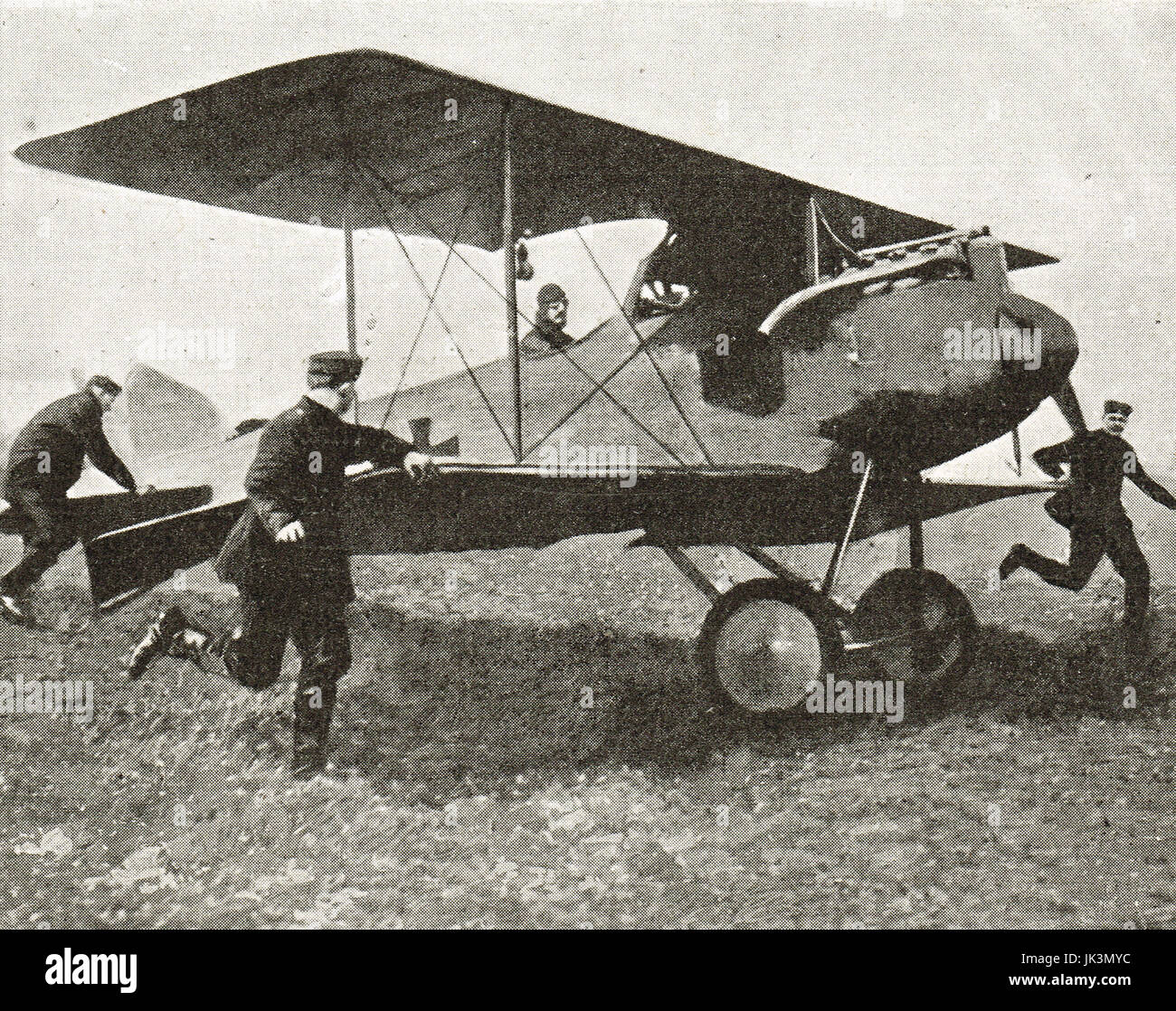 Letzter Flug von Prinz Frederick Charles von Preußen Stockfoto