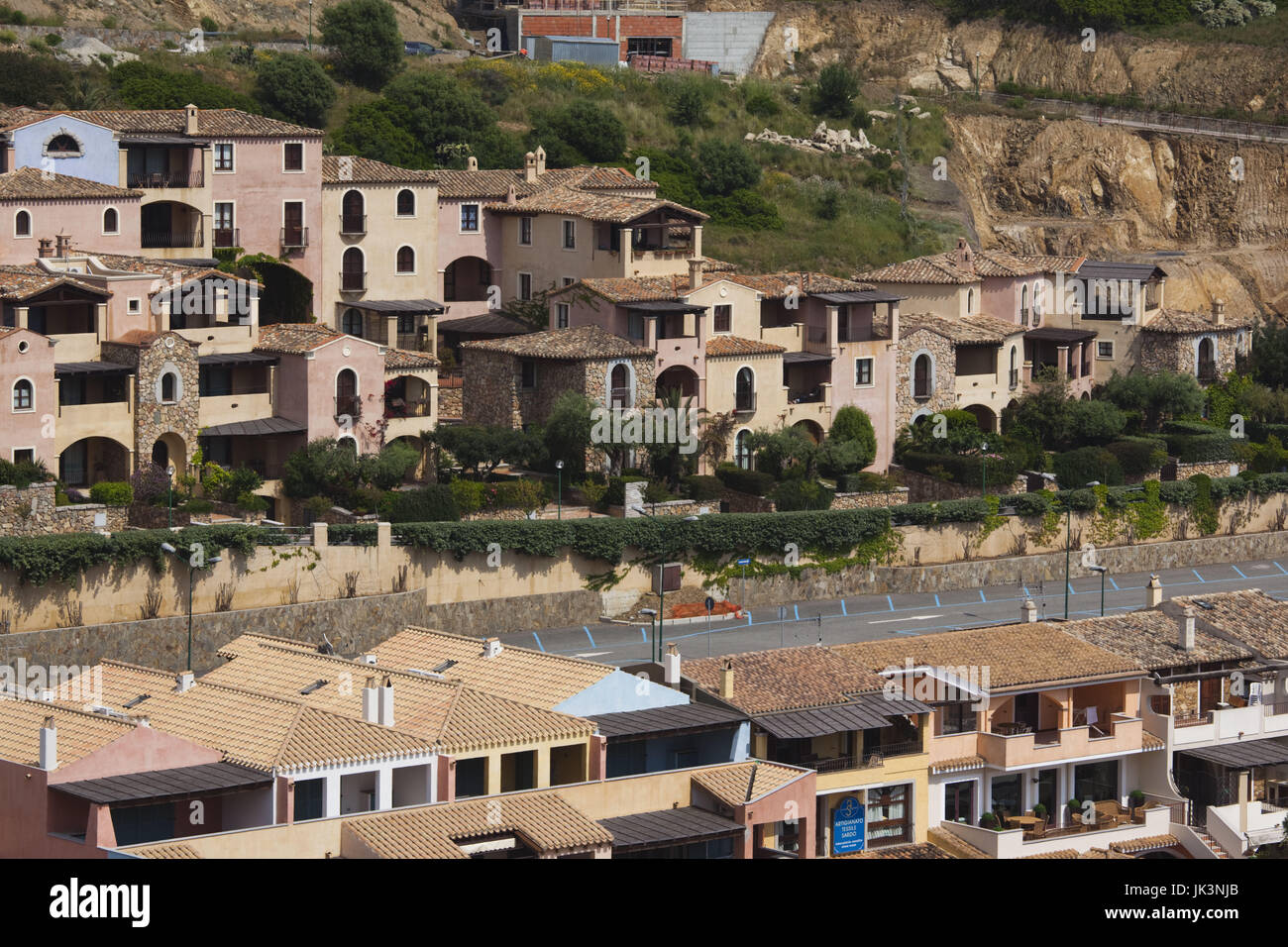 Italien, Sardinien, Sarrabus Gebiet, Villasimius, Ferienort an der Südostküste Stockfoto