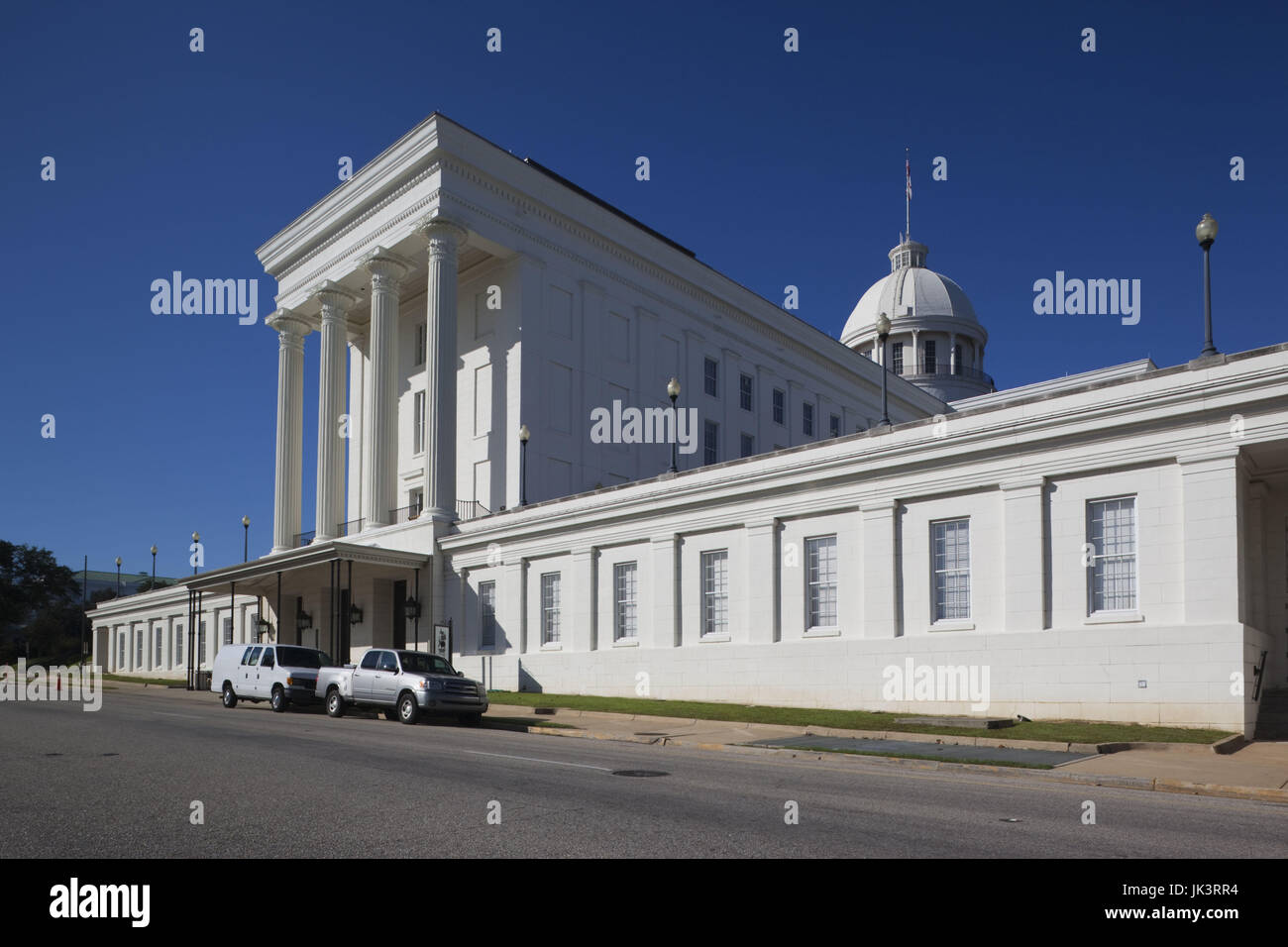 USA, Alabama, Montgomery, Alabama State Capitol, b. 1851, Union Street side Stockfoto