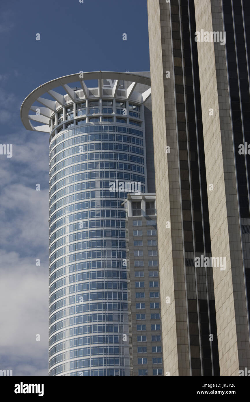 Deutschland, Hessen, Frankfurt am Main, Financial District, DZ Bank Tower, Stockfoto