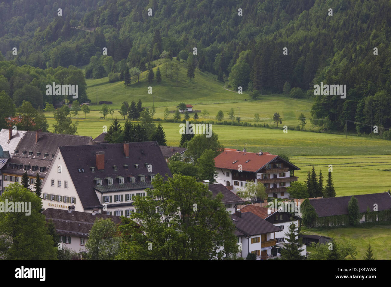 Deutschland, Bayern, Ettal, Ettal Abtei, Stockfoto