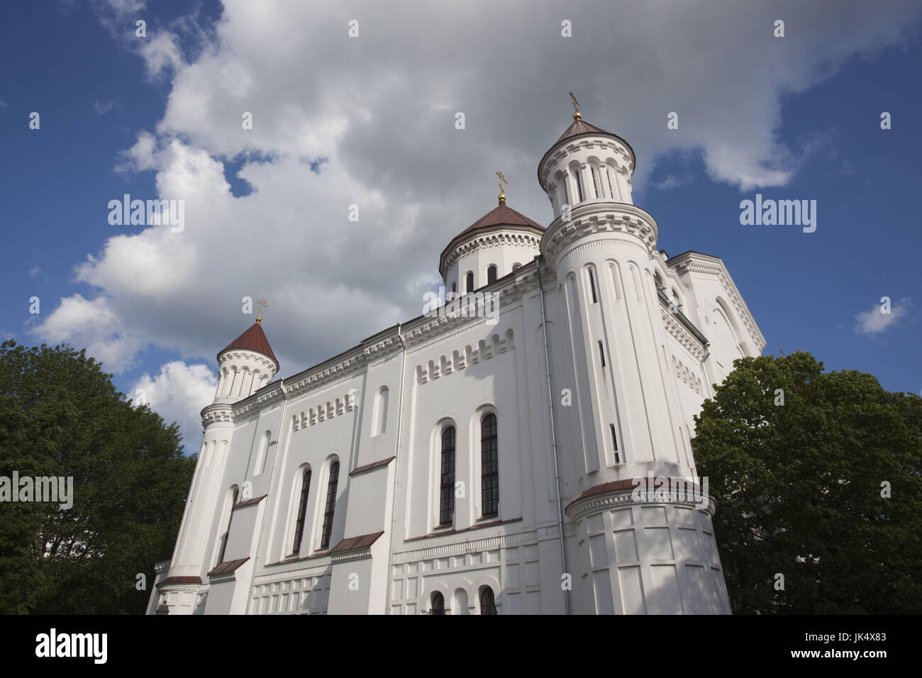 Litauen, Vilnius, Russisch-orthodoxe Kirche der Gottesmutter von Gott Stockfoto