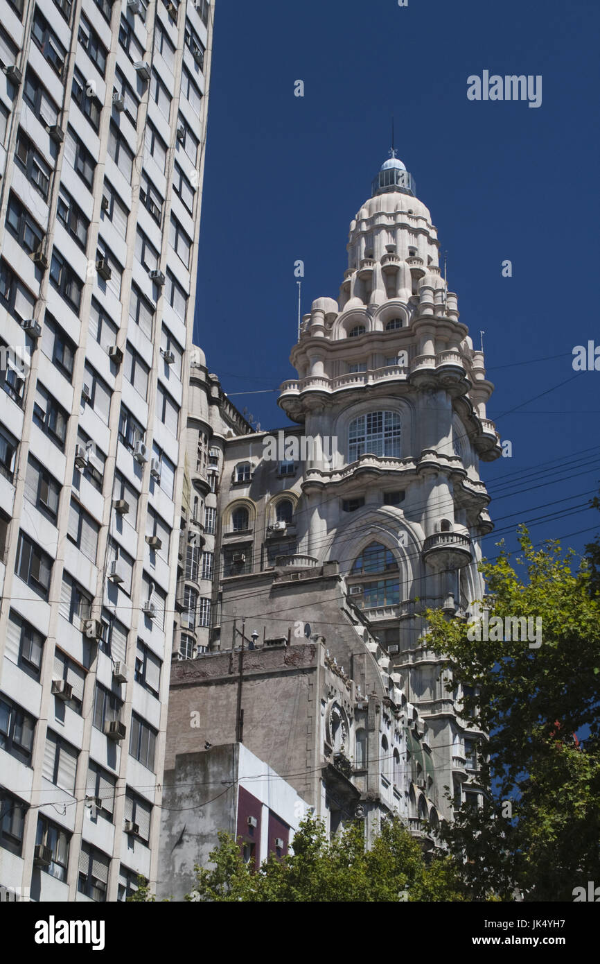 Argentinien, Buenos Aires, Avenida de Mayo, Barolo Palastgebäude Stockfoto