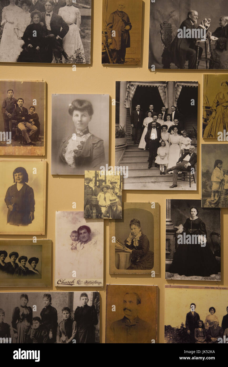 USA, Mississippi, Utica, Henry Jacobs Camp, Museum der südlichen jüdische Erfahrung, alte Fotos von jüdischen Emigranten aus dem Elsass Stockfoto