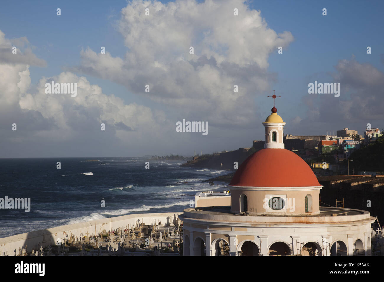 Puerto Rico, San Juan, Old San Juan Friedhof Stockfoto