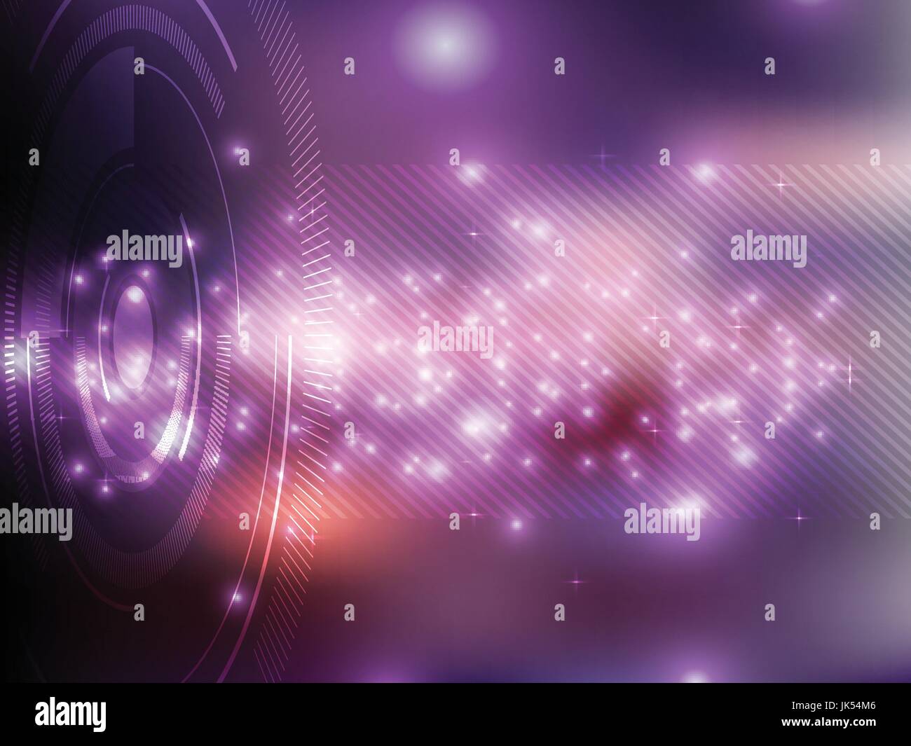 Technik Hintergrund Lila futuristische abstrakt mit hellen Lichtern Vektor-illustration Stock Vektor